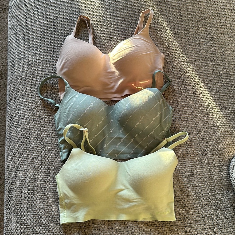 Bundle of 3 Victoria Secret Pink Bras